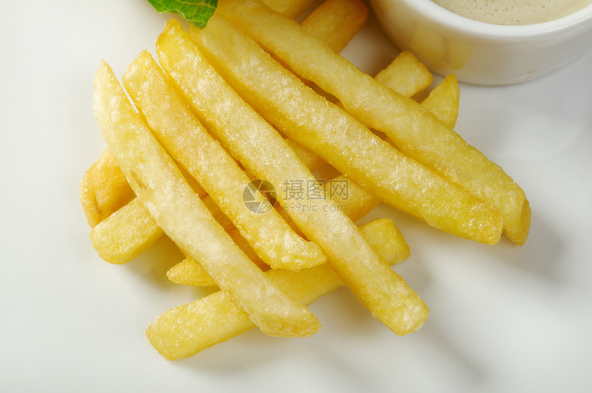 法国薯条垃圾小吃土豆食物晚餐脂肪午餐图片