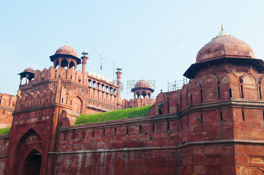 印度 德里 红堡垒图片