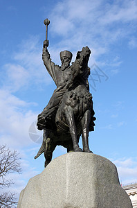 赫特曼萨海达什尼纪念碑地标天空城市历史蓝色指挥官高清图片