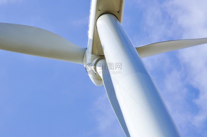 风风农场太阳风力刀刃涡轮机力量气候天空场地日落发电机图片