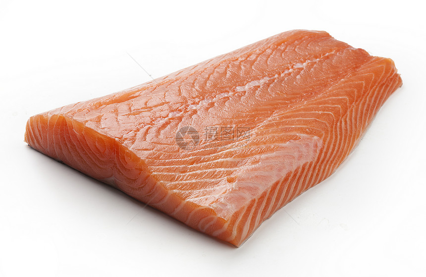 鲑鱼食物鱼片生产海鲜红色图片