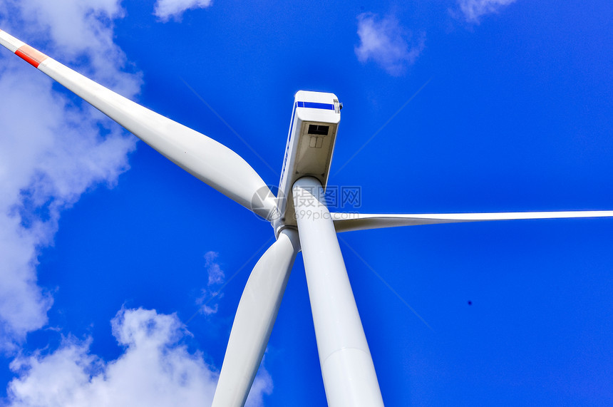 风风农场发电机力量环境日落刀刃风力涡轮蓝色涡轮机场地图片