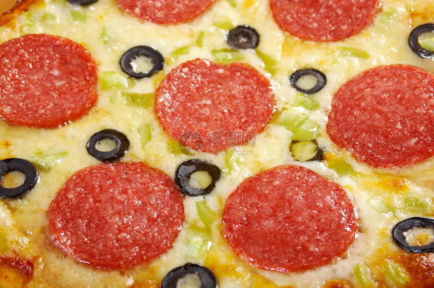 家比萨披萨营养脆皮香菜茄子食物圆形圆圈小吃午餐图片