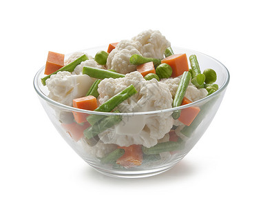 蔬菜混合组合扁豆生产菜花食物橙子玻璃绿色菜豆花序背景图片