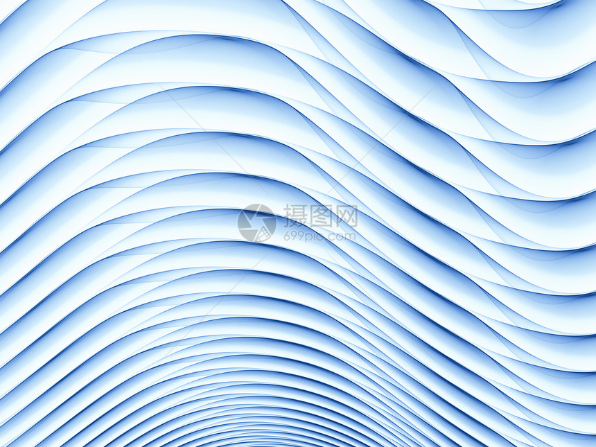 挥动形状材料屏幕海浪曲线设计元素正弦波边缘蓝色流动图片