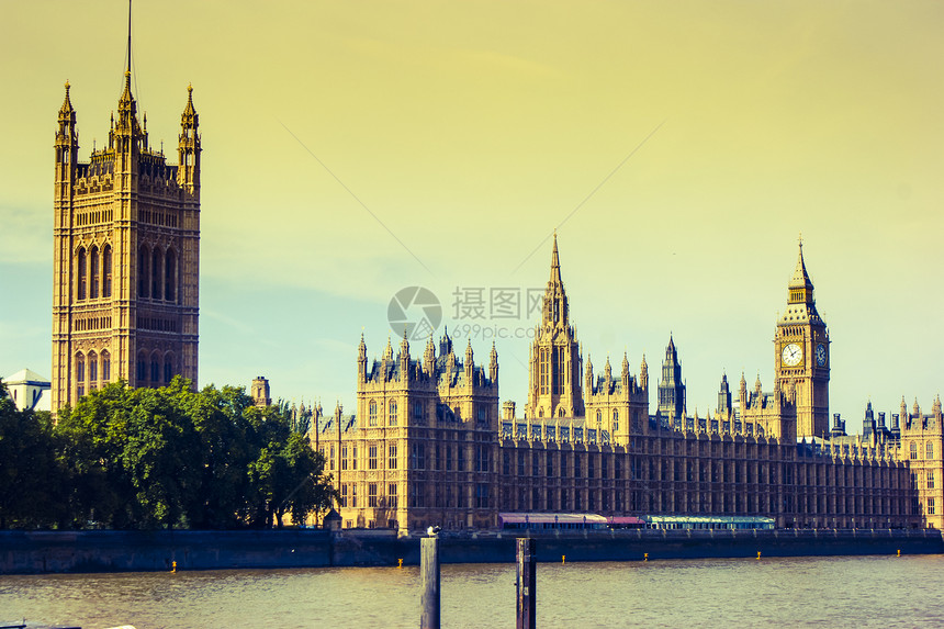 伦敦建筑旅游首都蓝色地标商业景观议会街道旅行历史图片
