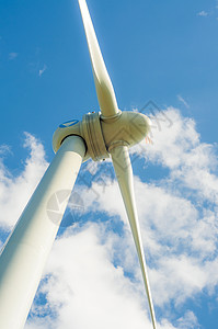 水平轴风力发电机保护照片高清图片