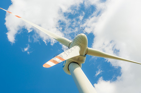 水平轴风力发电机美国绿色产业高清图片
