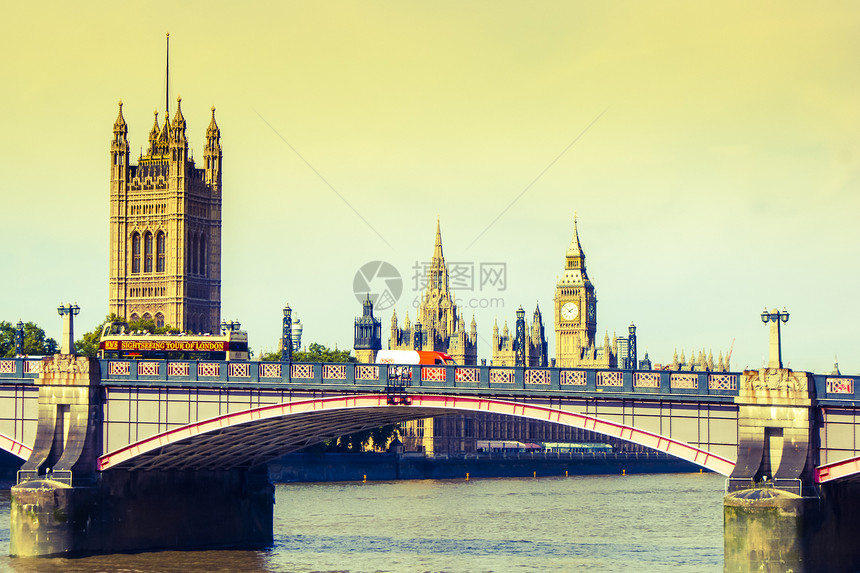 伦敦建筑历史景观英语眼睛议会房屋蓝色街道地标旅行图片