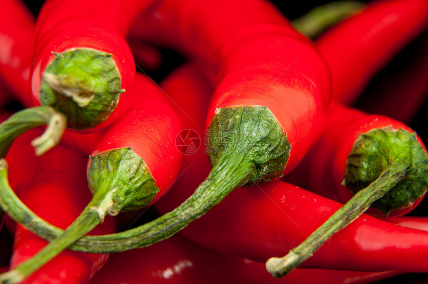 红辣椒调味品辣椒香料团体植物食物美食厨房烹饪香肠图片