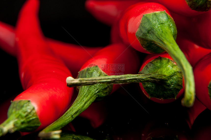 红辣椒团体活力香料植物燃烧胡椒调味品辣椒香肠食物图片