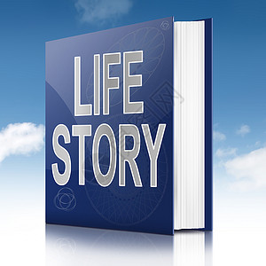 封面故事生命故事的概念天空自传记忆旅行写作帐户历史知识回忆家庭背景