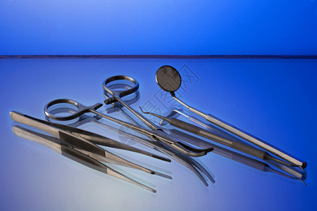 病理学夹钳乐器夹子工具配饰离合器健康诊所牙科镜子背景图片