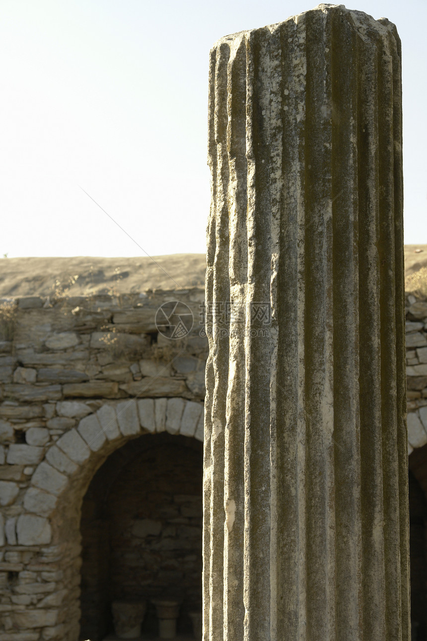 Ios 古代城市建筑物废墟考古学旅行水平文明火鸡建筑学公元柱子图片
