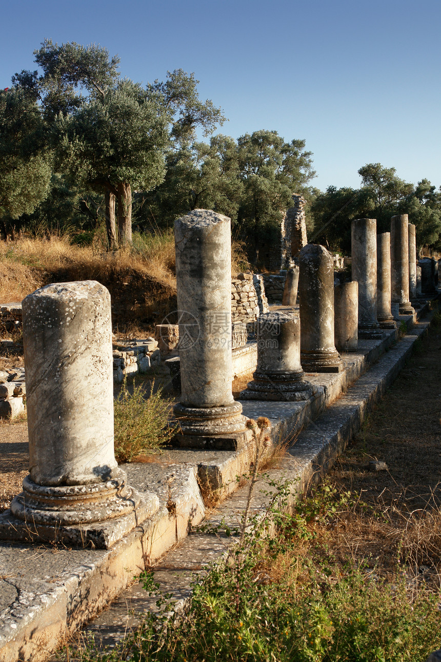 Ios 古代城市石头火鸡公元建筑学废墟水平柱子历史文明建筑物图片