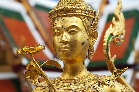 在泰国金宫的金形角背景图片
