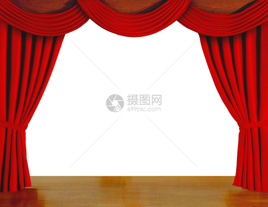 白色的红窗帘风格聚光灯中心奖项歌剧音乐会娱乐奢华入口天鹅绒图片