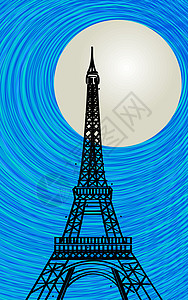 巴黎卡背景图片