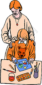 课堂教师学校教育年龄数学小学老师男性黑板卡通片导师背景图片