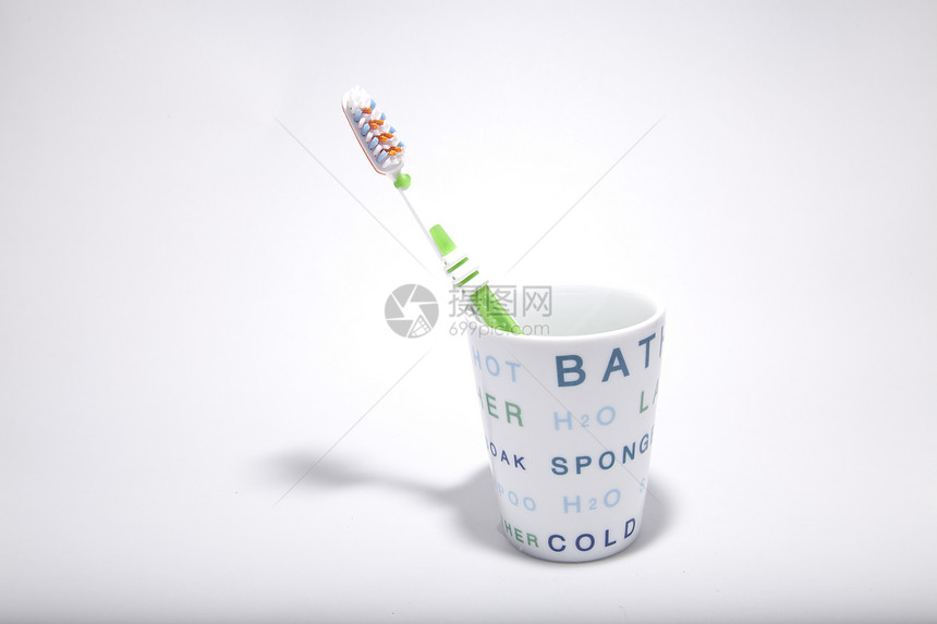 牙刷牙膏牙科牙医健康白色图片
