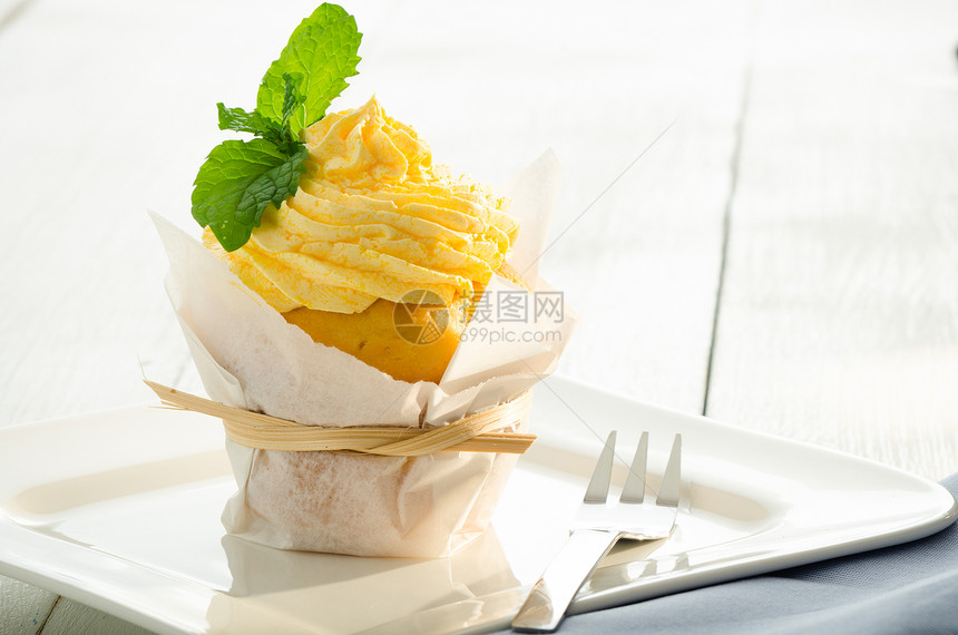 柠檬蛋糕漩涡奶油生日庆典甜点柠檬咖啡食物派对香草图片