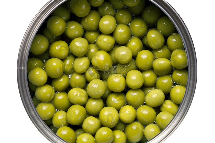 绿色青豆饮食蔬菜食物罐装豆类养分白色宏观图片