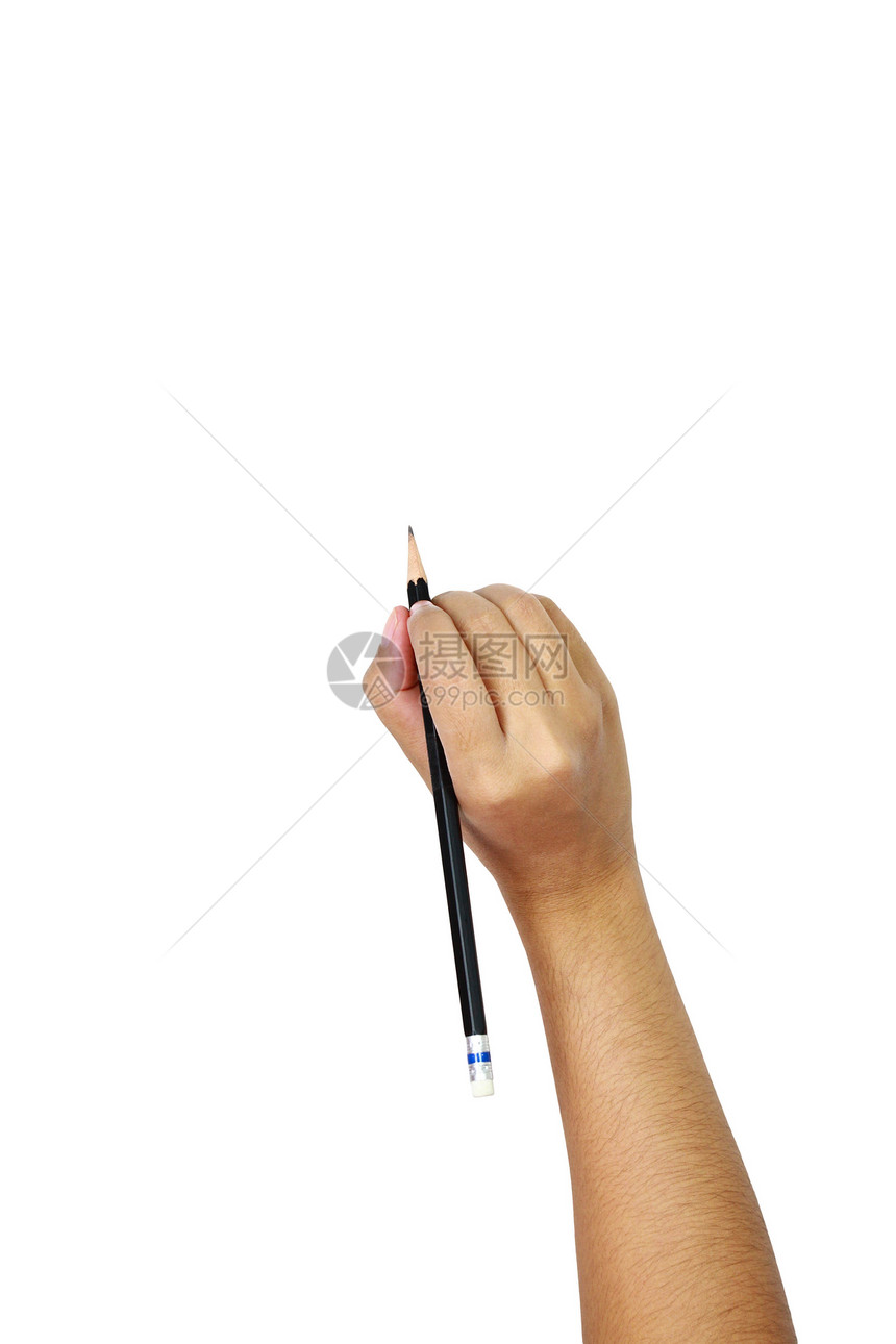 手用铅笔和写作的东西女孩笔记草稿手指想像力教育推介会学校学习草图图片