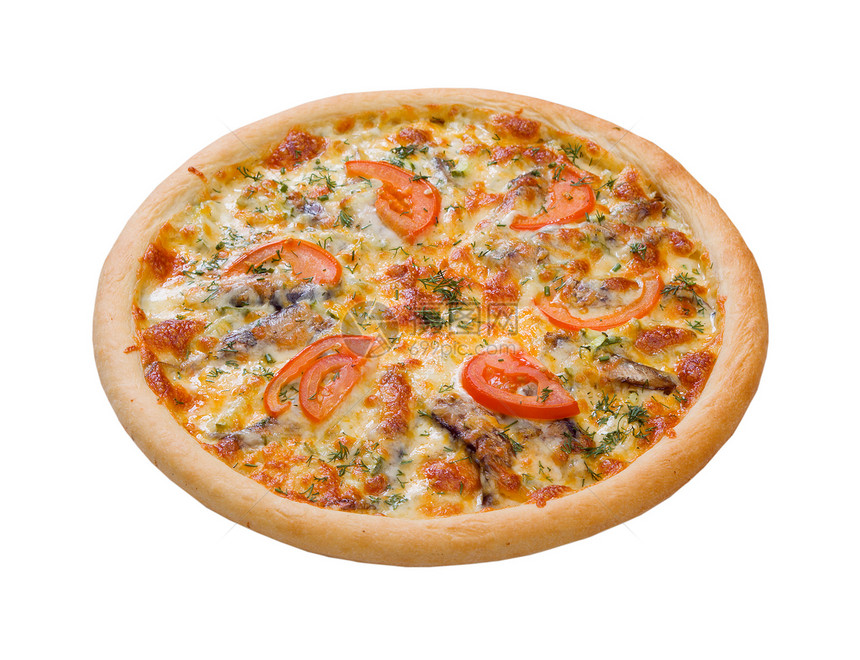 披萨和意大利厨房食物脆皮圆圈洋葱餐厅圆形营养小吃图片