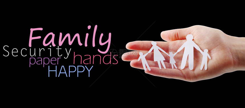 纸上家庭掌握在手中父母学校剪刀手指父亲女士妻子儿子夫妻丈夫图片