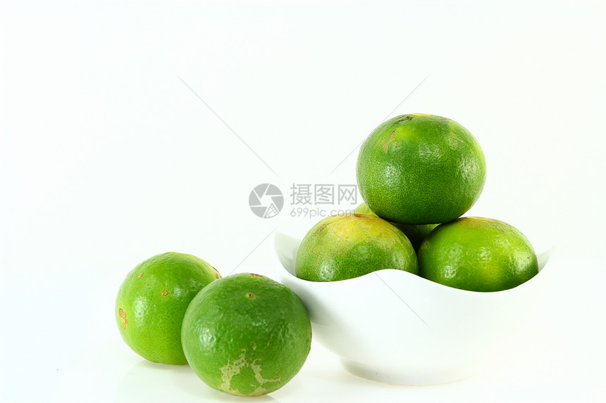 白底柠檬果汁叶子绿色团体食物水果白色甜点图片