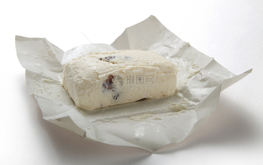 椰干奶酪葡萄干奶制品白色食物甜点图片