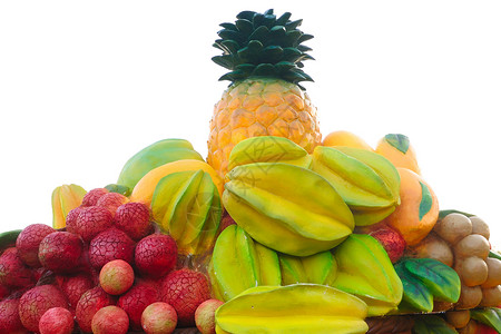 水果雕像背景图片