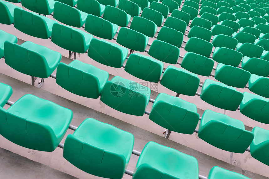 椅子体育场演讲绿色大厅民众表演礼堂运动员座位观众图片