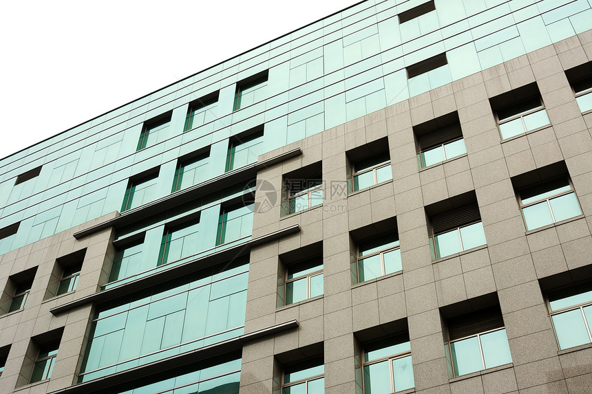 现代架构反射建筑学窗户市中心商业水平摩天大楼场景城市玻璃图片