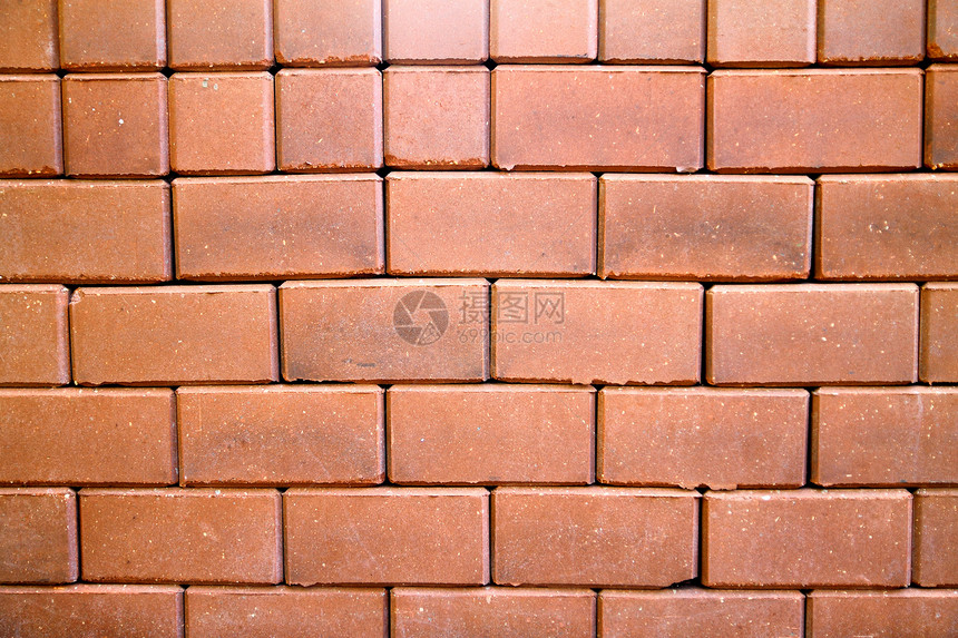 红砖墙房子橙子装饰石墙黏土正方形长方形水泥石头墙纸图片