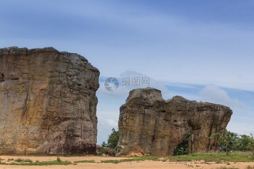 单体岩石花岗岩游客世界巨石遗产宗教农村田园历史性图片