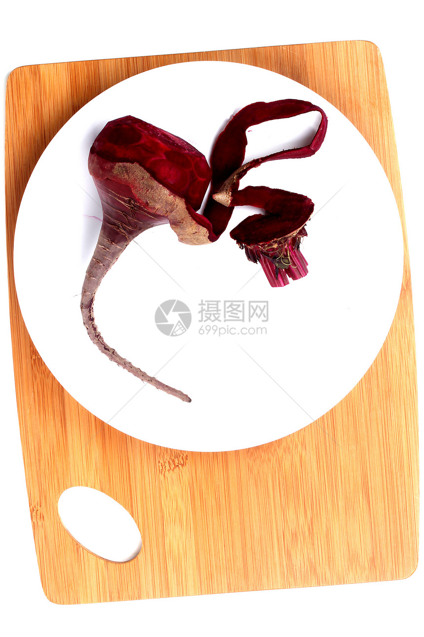 红甜菜煮沸木头白色红色食物蔬菜木板树叶紫色烹饪图片