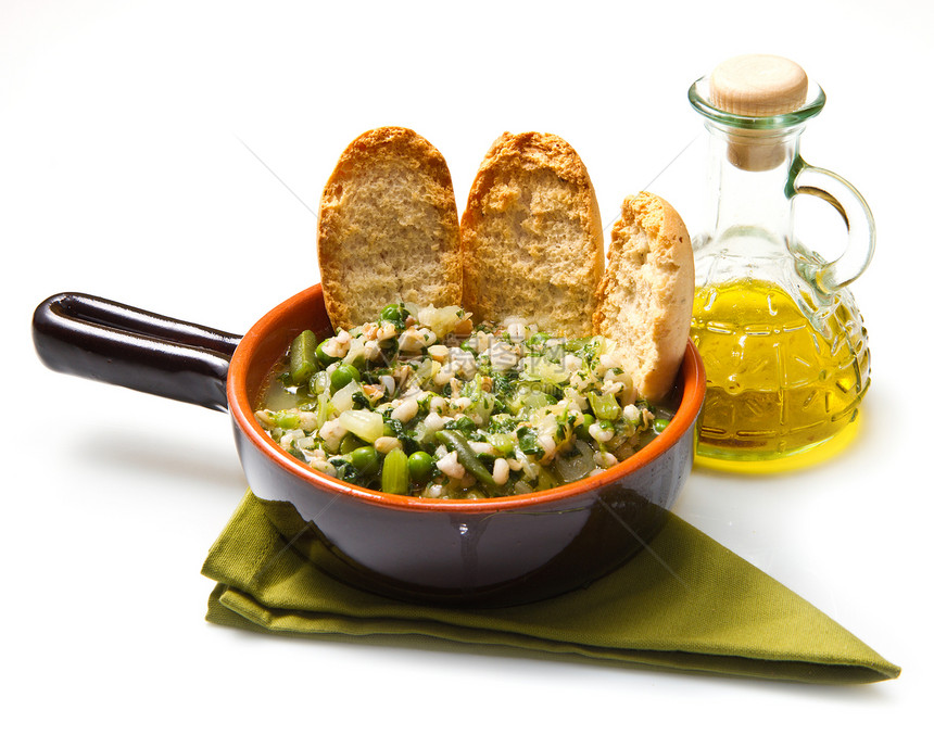碗煮汤蔬菜午餐饮食美食芹菜餐厅面包文化杯子菜花食物图片