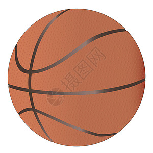 篮球艺术品圆形艺术团队运动游戏球赛白色插图背景图片