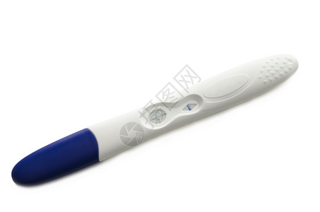 阳性怀孕测试蓝色两条线构想排卵白色困境生育力指标婴儿成功背景图片