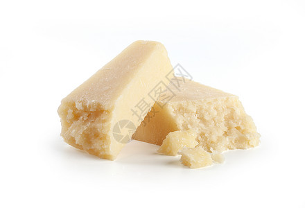 硬奶酪食物白色生产奶制品黄色背景图片