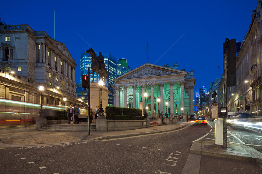 皇家证券交易所 联合王国英国英格兰伦敦街道石头商业场景交通城市机构市场国家景观图片