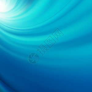 蓝色自转水 EPS 8海浪螺旋波纹漩涡溪流隧道液体车削运动涡流插画