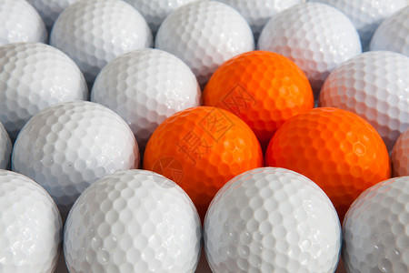 高尔夫球运动静物对称背景图片