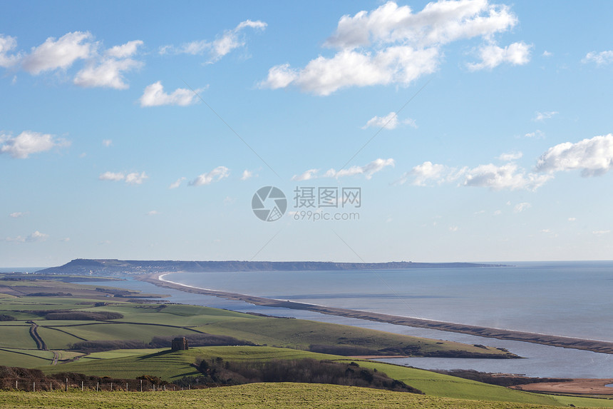 波特兰岛白色旅行风景地标海景英语海岸线天空海滩海岸图片