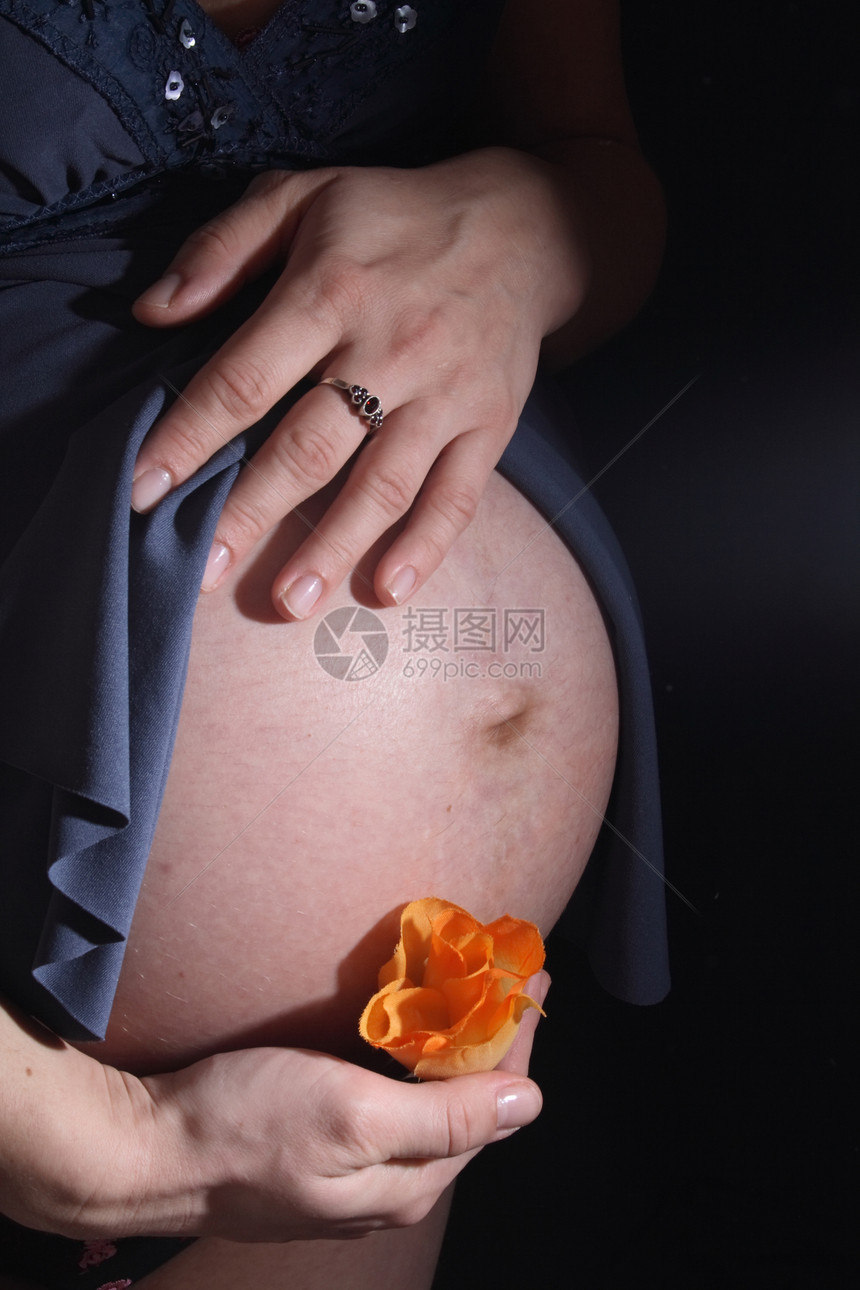 母性产妇婴儿希望女孩怀孕女性白色生活皮肤新生图片