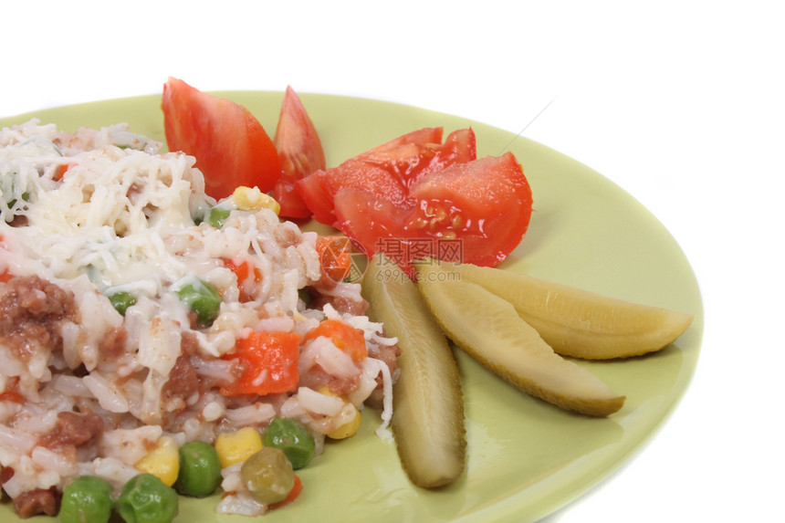 TV 晚饭质量盘子午餐美食烹饪餐厅饮食蔬菜课程食物图片