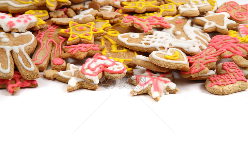 圣诞节姜面包肉桂星星刨冰厨房八角烹饪饼干香料季节性图片