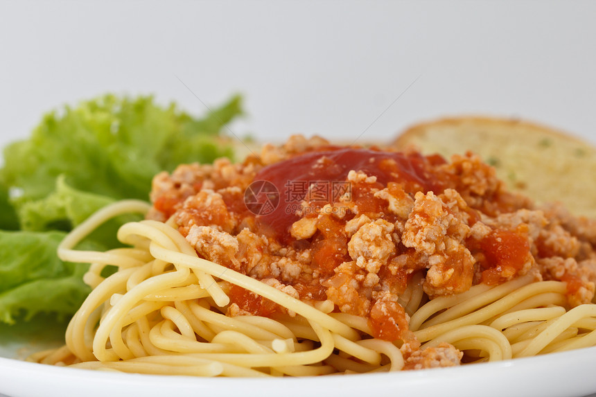 意面番茄酱盘子餐厅面条烹饪刀具营养蔬菜食物食谱美食图片