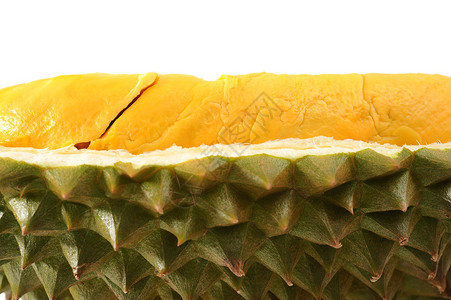达里安语Name气味甜食横截面黄色橙子工作室榴莲食物饮食尖刺背景图片